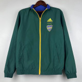 23-24 Boca Blue & Green Double Sided Windbreaker (双面风衣)