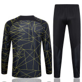 23-24 PSG Jordan Black Half Pull Tracksuit #B721(半拉链)