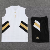 23-24 JUV Casual Classic White Tank top and shorts suit
