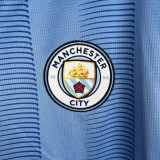 23-24 Man City Home Long Sleeve Soccer Jersey (长袖)