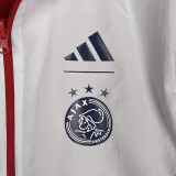 23-24 Ajax Red & White Double Sided Windbreaker (双面风衣)