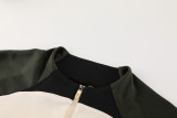 23-24 BAR Beige Half Pull Tracksuit (半拉链)