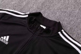 2023 AD Black Half Pull Tracksuit Lh #2309 (半拉链)