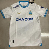 23-24 Marseille Home 1:1 Fans Soccer Jersey (Print all Sponsor)