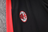 23-24 ACM Black-Red Half Pull Tracksuit #B713(半拉链)