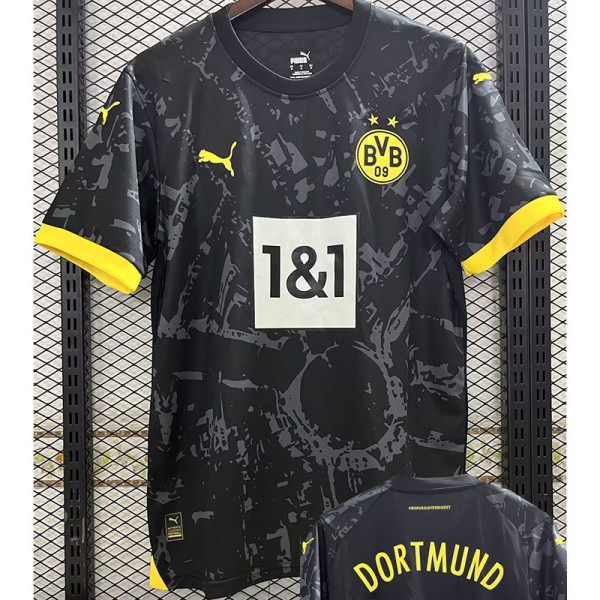 23-24 Dortmund Away Fans Soccer Jersey