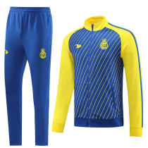 2023 Al-Nassr Blue Yellow Jacket Tracksuit