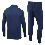 2023 NK Royal Blue Half Pull Tracksuit #2311(半拉链)