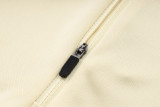 23-24 PSG Jordan Beige Half Pull Tracksuit #B783(半拉链)