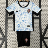 24-25 Portugal Away Kids Soccer Jersey