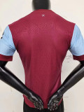 23-24 West Ham Home Player Version Soccer Jersey