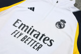 23-24 RMA White Yellow Half Pull Tracksuit (半拉链)
