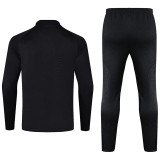 23-24 Sporting Lisbon Black Half Pull Tracksuit (半拉链)