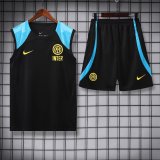 23-24 INT Black Tank top and shorts suit