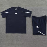 24-25 AD Royal Blue Training Short Suit #3333(100%Cotton)纯棉