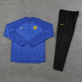 23-24 INT Blue Half Pull Tracksuit (半拉链)