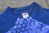 22-23 Marseille Blue Half Pull Tracksuit (半拉链)