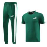 2023 PM Green Short-sleeved Trouser Suit #PD01