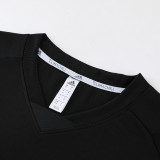 2023 AD03 Black Short-sleeved Trouser Suit
