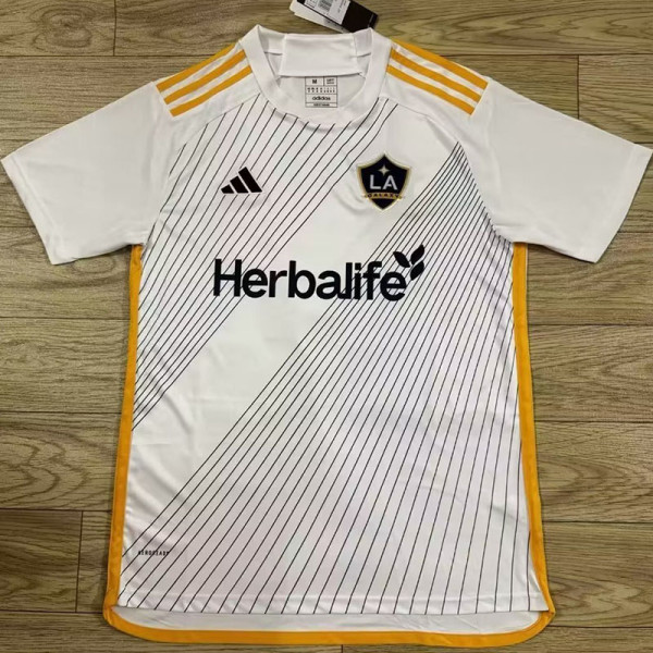 24-25 LA Galaxy Home Fans Soccer Jersey (胸前带广告)