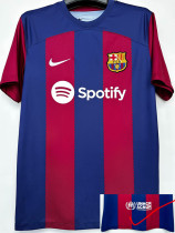 23-24 BAR Home 1:1 Fans Soccer Jersey
