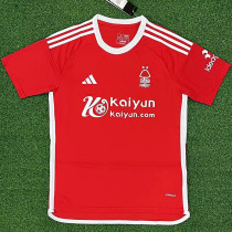 23-24 Nottingham Forest Home Fans Soccer Jersey (带广告)