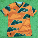 23-24 Ivory coast Orange Green Special Edition Player Version Training Shirts