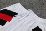 23-24 Flamengo Casual Classic White Tank top and shorts suit