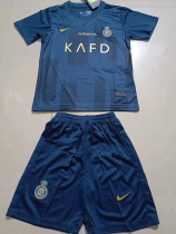 23-24 AL-Nassr Away Kids Soccer Jersey