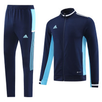 2023 AD Royal blue Jacket Tracksuit #AJ06