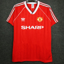 1988-1990 Man Utd Home Retro Soccer Jersey