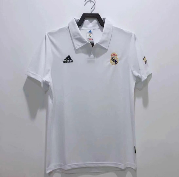 2002-2003 RMA Home Retro Soccer Jersey  欧冠版