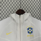 24-25 Brazil White Windbreaker