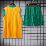 23-24 Bayern Classic Yellow Tank top and shorts suit