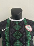 2023 Nigeria Green Black Player Version Training Shirts