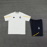 23-24 RMA White Training Short Suit (100%Cotton)纯棉