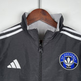 23-24 Montreal Black & Grey Double Sided Windbreaker (双面风衣)