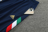 23-24 Italy Blue Half Pull Tracksuit (半拉链)