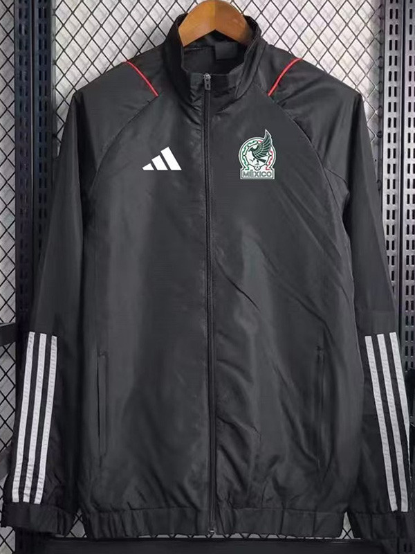 23-24 Mexico Black Windbreaker