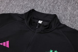 23-24 Bayern Black Kids Half Pull Tracksuit #E707(童装) (半拉链)