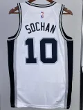 22-23 SA Spurs SOCHAN #10 White Top Quality Hot Pressing NBA Jersey