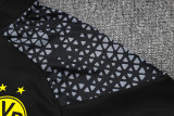 23-24 Dortmund Black Half Pull Tracksuit (半拉链)