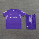 23-24 Cruzeiro Purple Training Short Suit