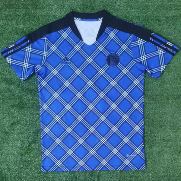 23-24 Schalke 04 Blue Training Shirts