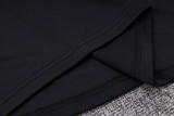 2023 AD Black Half Pull Tracksuit Lh #2329 (半拉链)