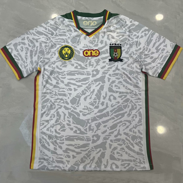2024 Cameroon White Special Edition Fans Soccer Jersey