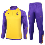 23-24 RMA Yellow Half Pull Tracksuit #B786(半拉链)