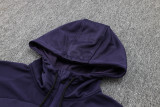 23-24 PSG Dark Purple Hoodie Jacket Tracksuit #F540
