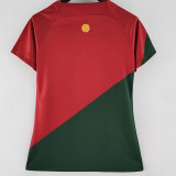 22-23 Portugal Home World Cup Women Soccer Jersey (女)