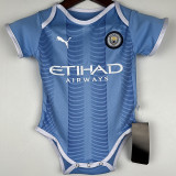 23-24 Man City Home Baby Infant Crawl Suit